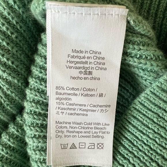 J. Crew V-neck Cotton-Blend Cardigan Sweater - Picture 6 of 6